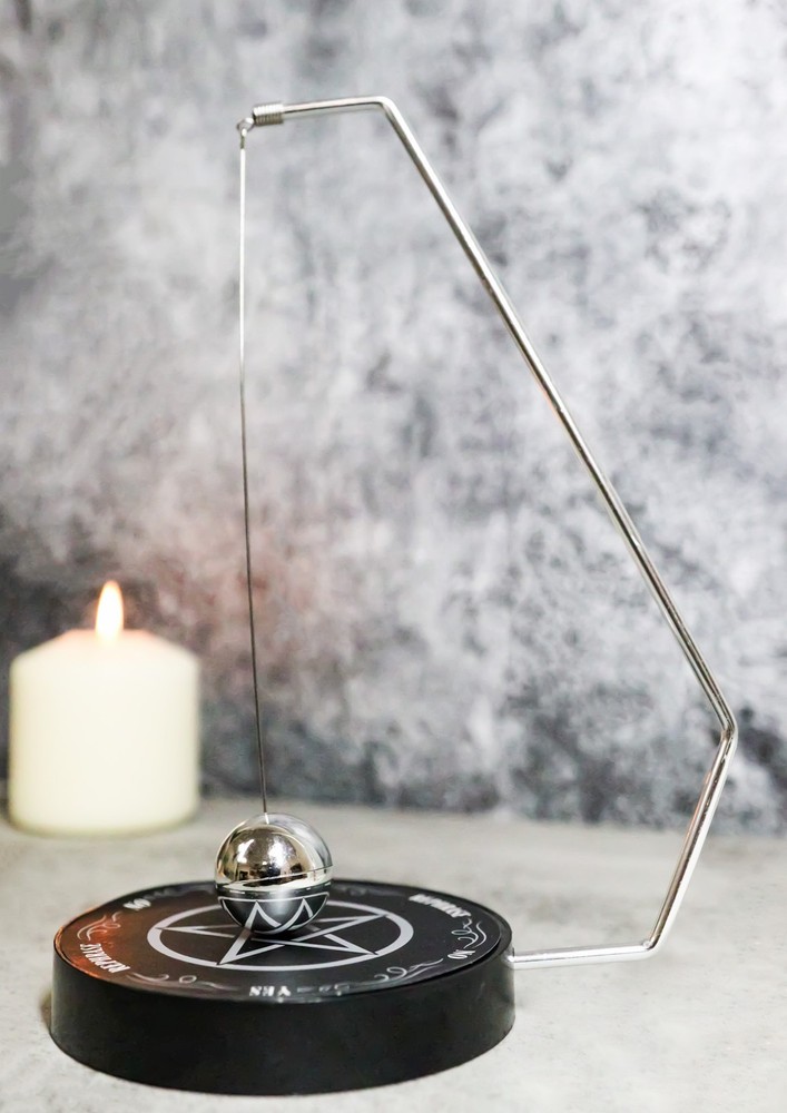 Gothic Pentagram Pendulum Board For Decision Making Divination Dowsing Wicca