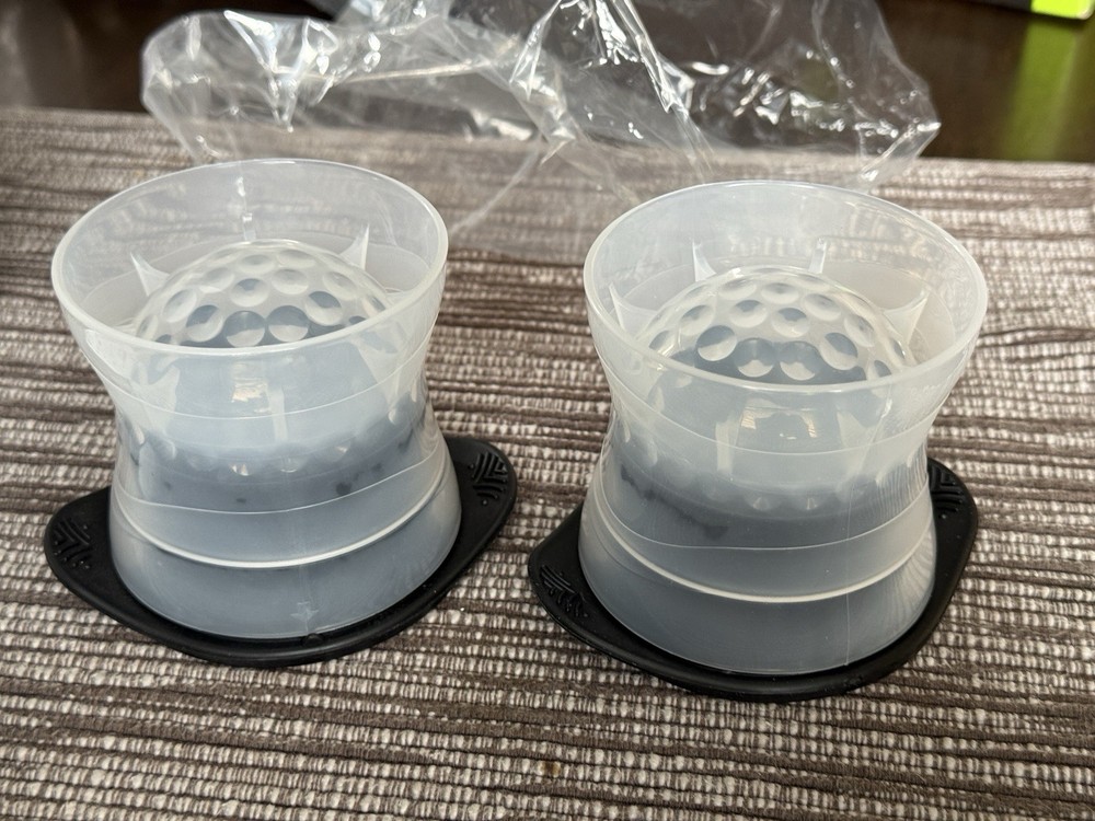 Brookstone 2 Piece Golf Ball Ice Molds (2)