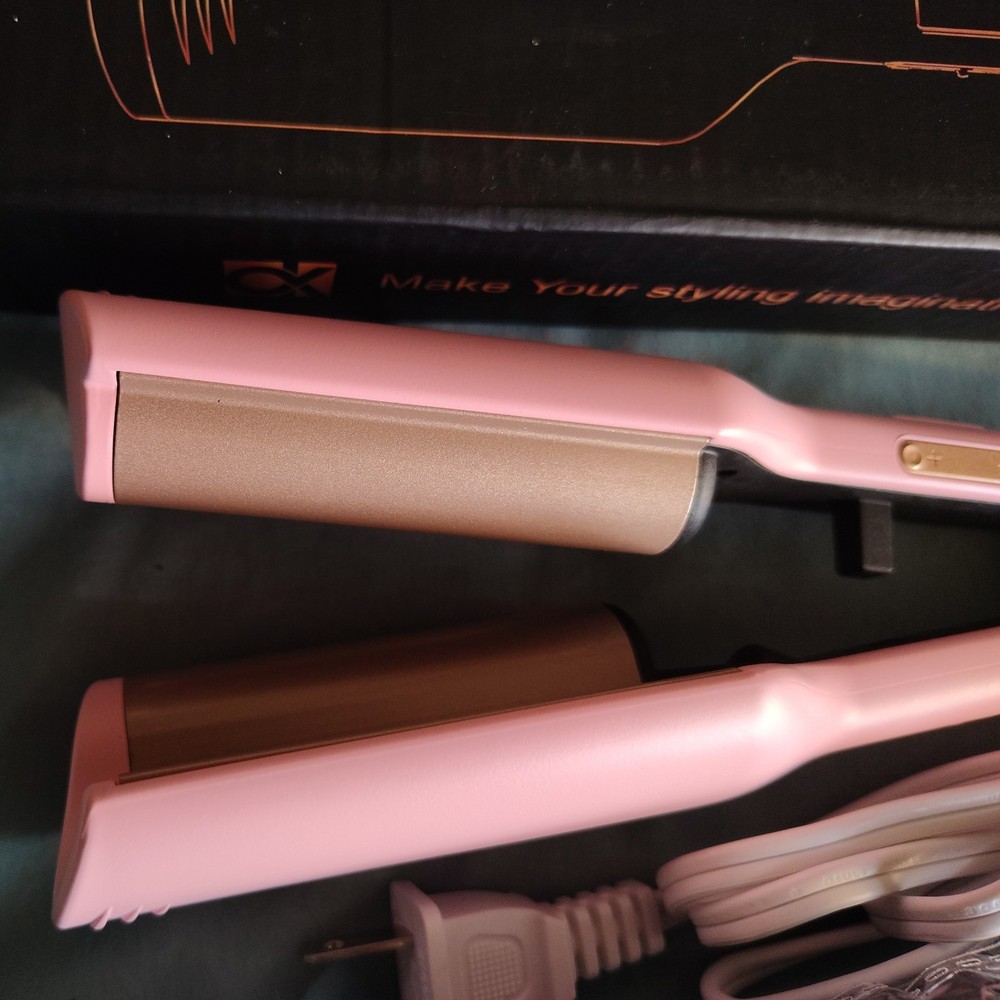 Ceramic Hair Waver- Pink- New