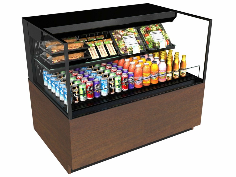 Structural Concepts NR7240RSSV 71" Horizontal Self-Serve Open Air Merhandiser...