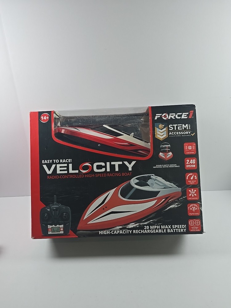 Force1 Radio Control Full Function Speed Boat for Pools Lakes 20mph Racing