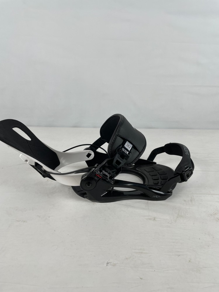 System FT3 Snowboard Bindings, White/Black, L