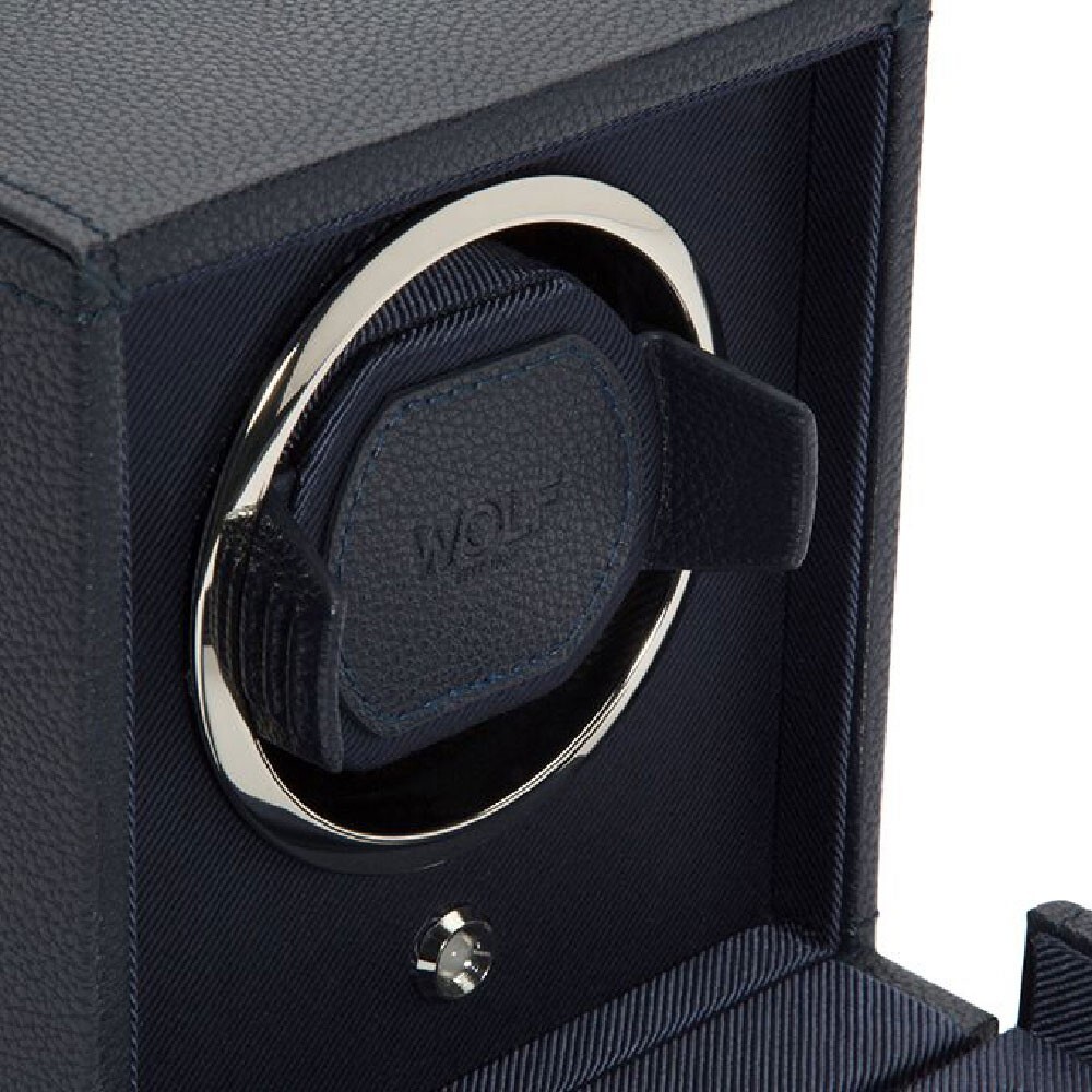WOLF Cub Single Watch Winder Navy Blue 461117 NIB