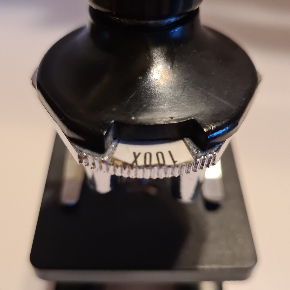 Sears Vintage Microscope Set 100 To 300 Power