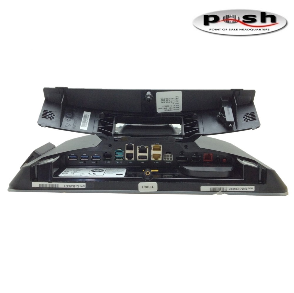 NCR 7761-3100-0082 Terminal Touchscreen POS System W/ Stand & Card Reader