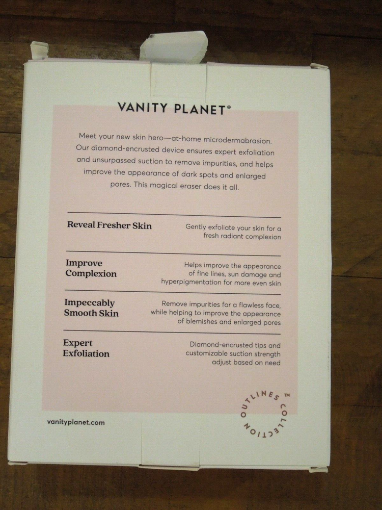 VANITY PLANET MICODERM WAND WITH 2 HEADS, NEW