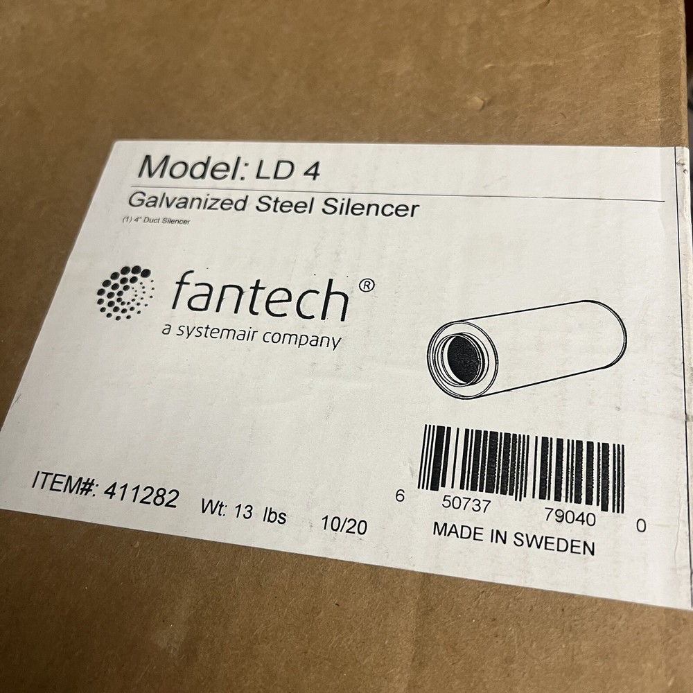 LD4 8" ROUND GALVANIZED STEEL SILENDER