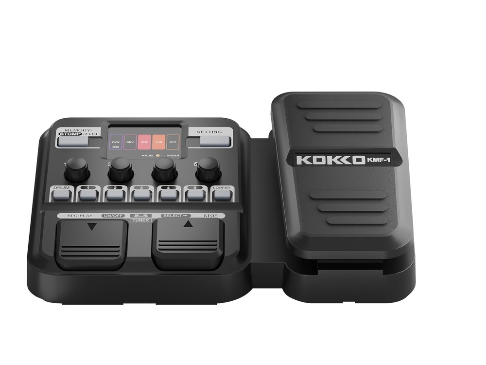 KMF-1 Multi Effects Guitar Pedal, 18 Amp/Cab Guitar Effects Processor with 77...