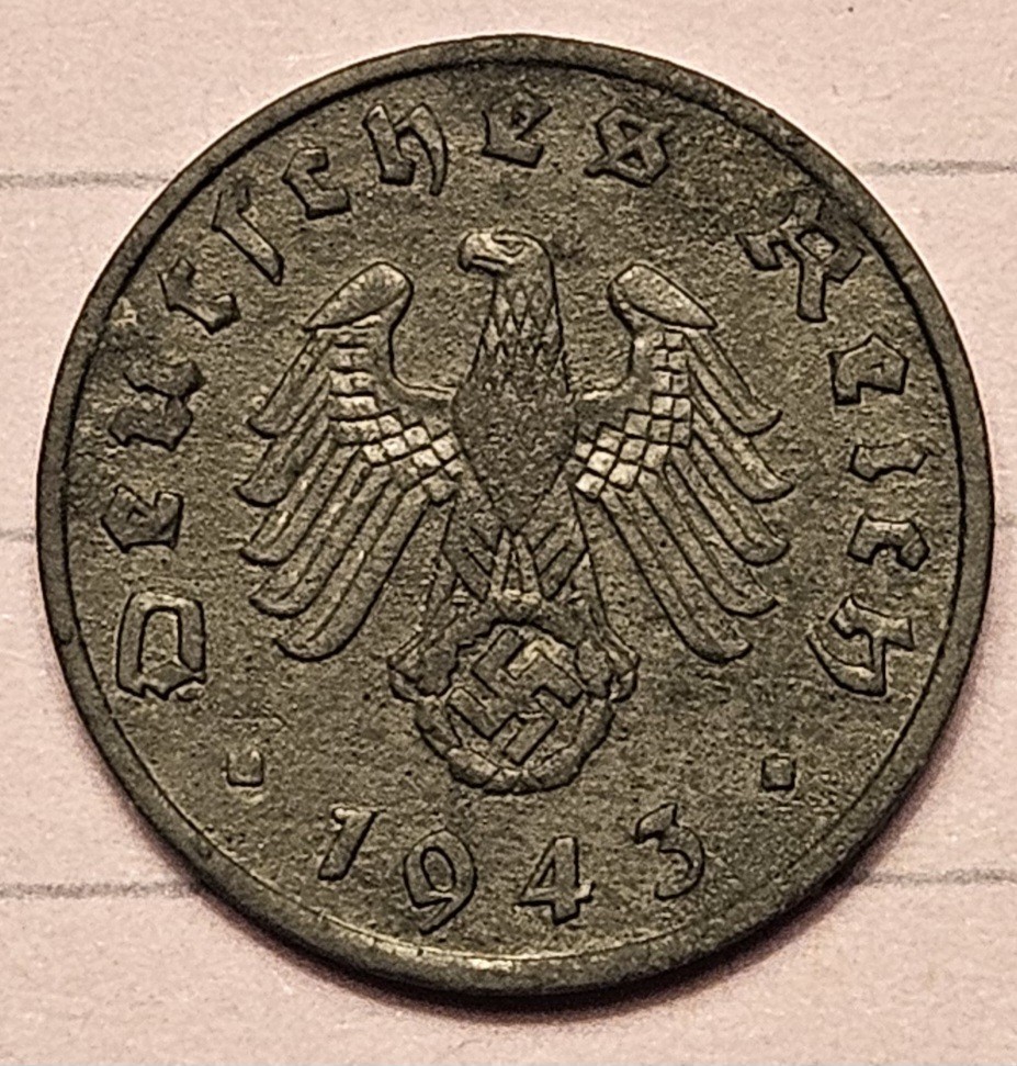 1943-A Germany 1 Pfennig