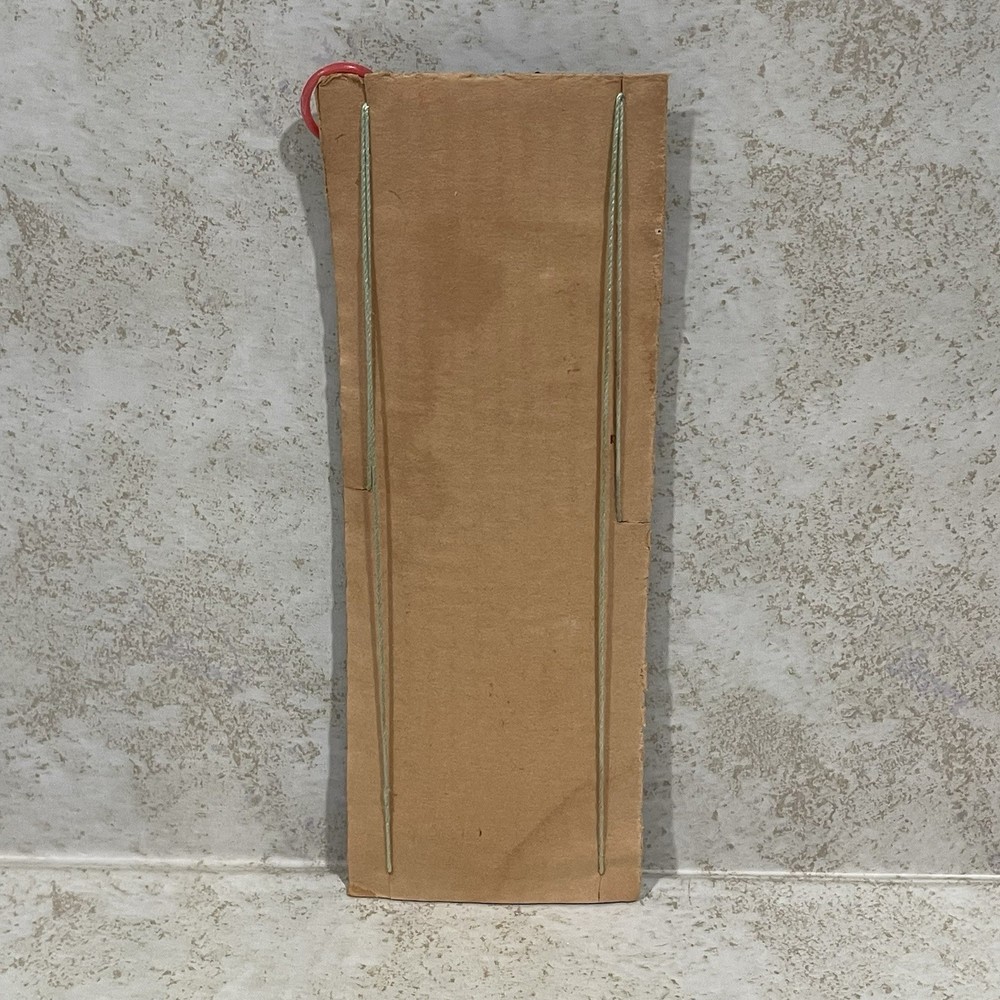 Vintage Chemtoy Plastic Climbing Monkey Race Pull String Novelty Toy READ