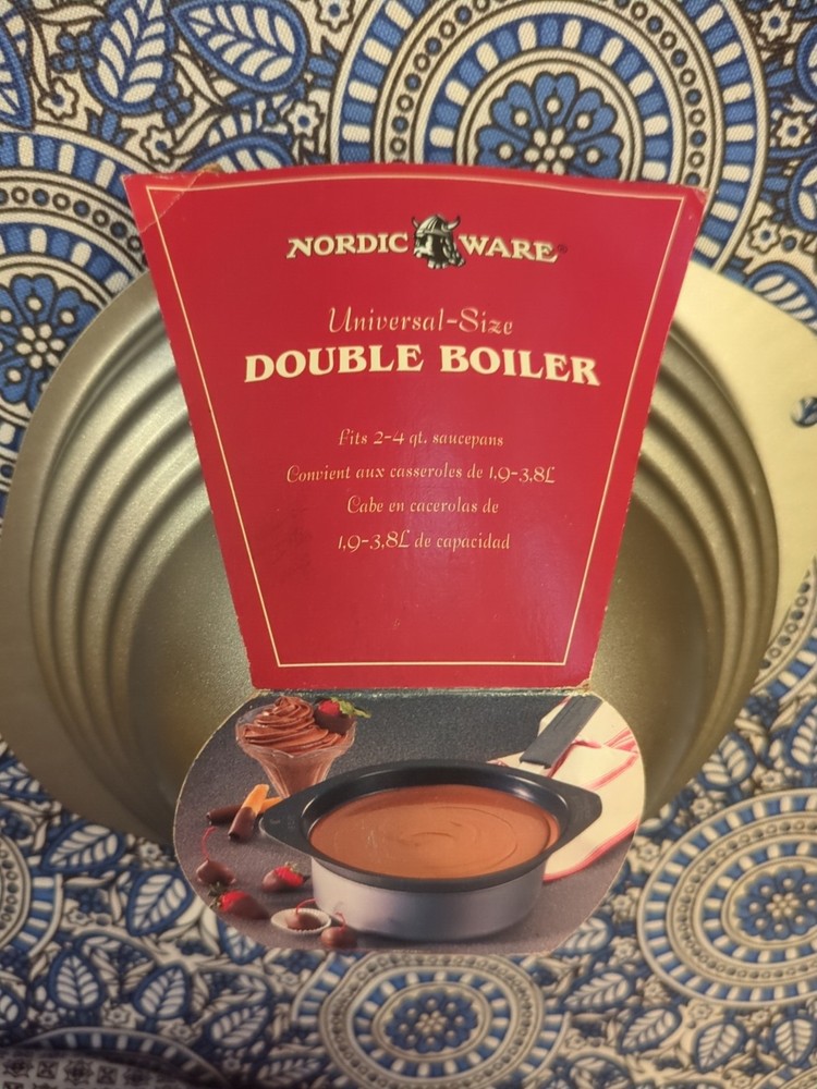 Nordic Ware Nonstick Universal Double Boiler New