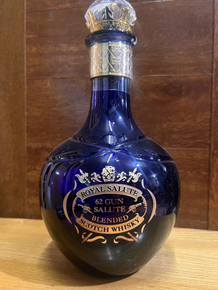 Empty bottle Chivas 62 Years