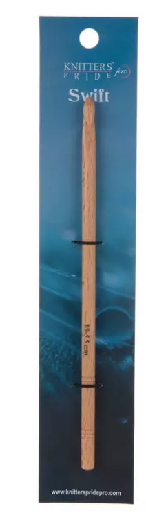 Knitter's Pride Pro Beech Wood Crochet Hook Size I - 5.5mm