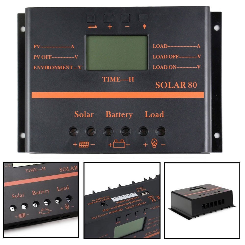 Solar Charge Controller Solar Panel Charge Regulator Photovoltaic Generation