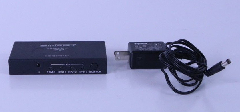 Binary B-220-HDSWTCH-3x1 3x1 HDMI Switch No Remote