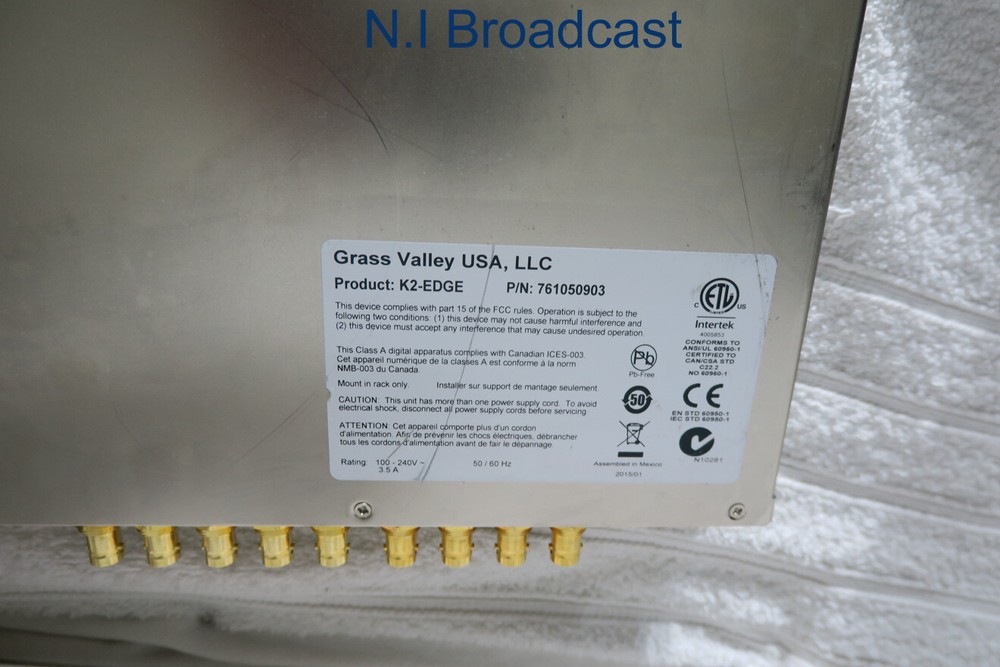Grass Valley K2 Edge smart playout server (server 4)