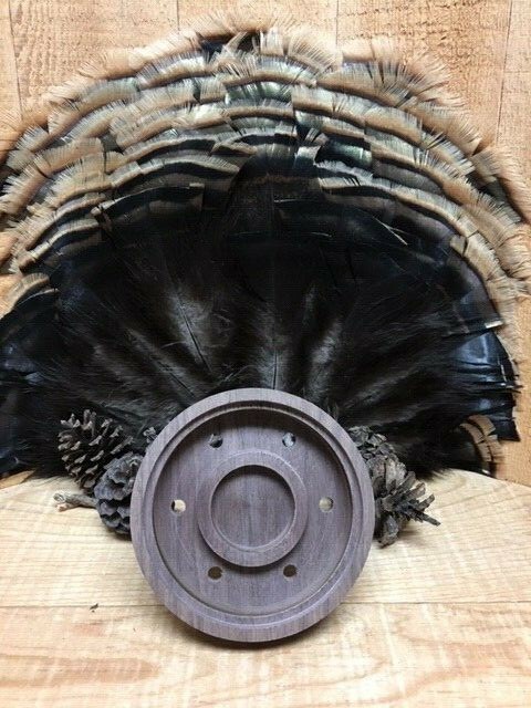 1-Ready to Customize Walnut Turkey Call Pot Unfinished