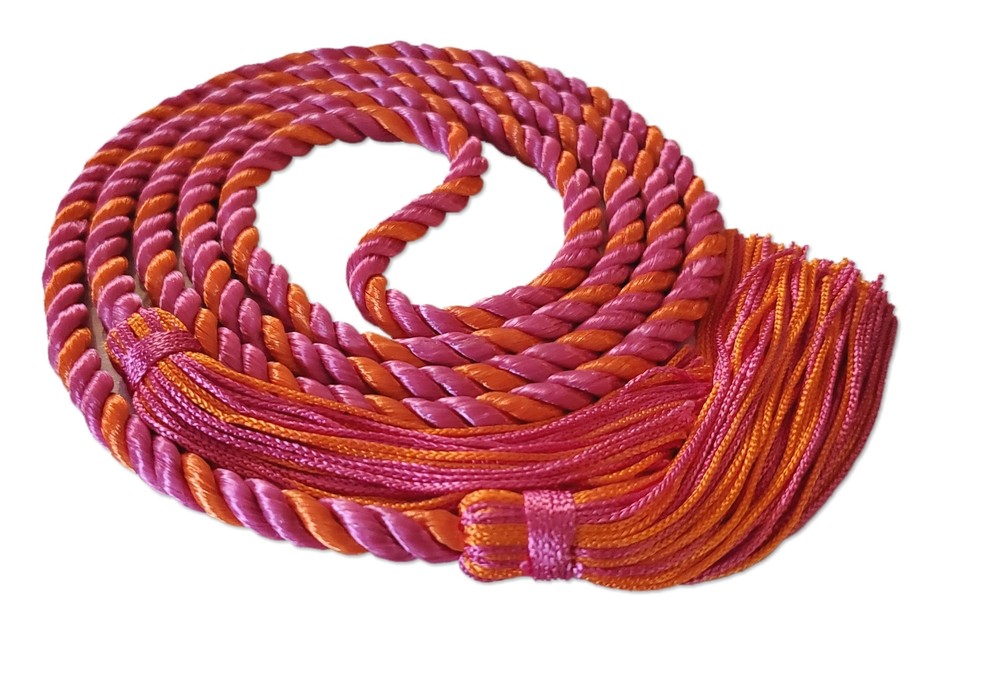 Honor Cord: Fuchsia-Orange