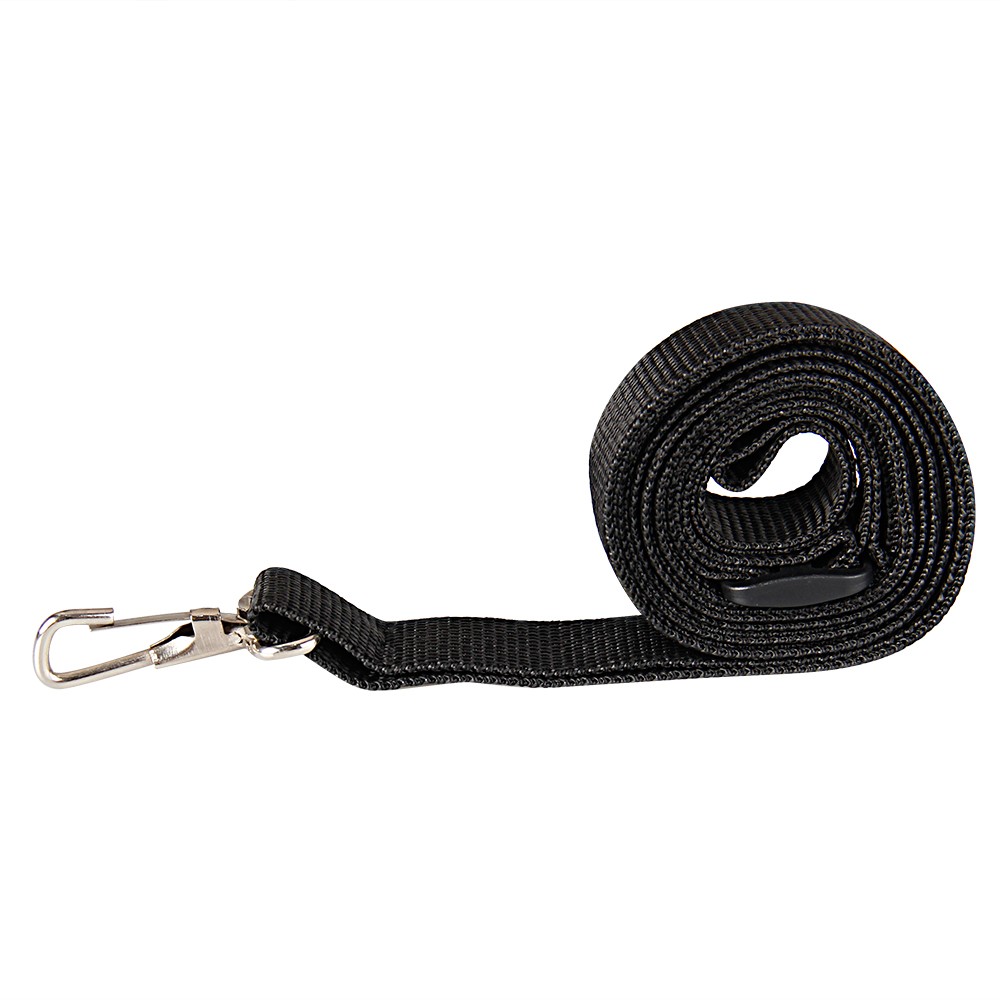2 Pcs Adjustable Bimini Top Tie Down Webbing Straps with loop Snap hooks