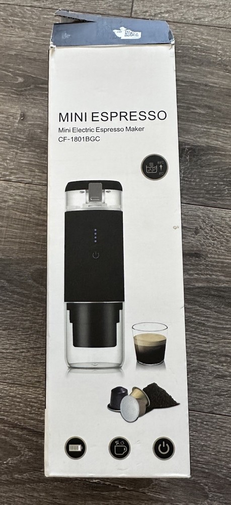Portable Rechargeable Espresso Coffee Maker Machine Capsule