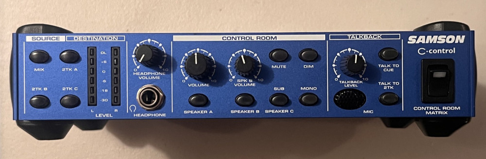 SAMSON C AUDIO CONTROL CONTROL ROOM MATRIX SELECTOR