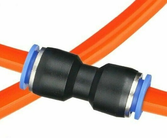 10 PACK pu10 10MM Pneumatic Fitting Rubber Plastic Connector Plug Compressed Air
