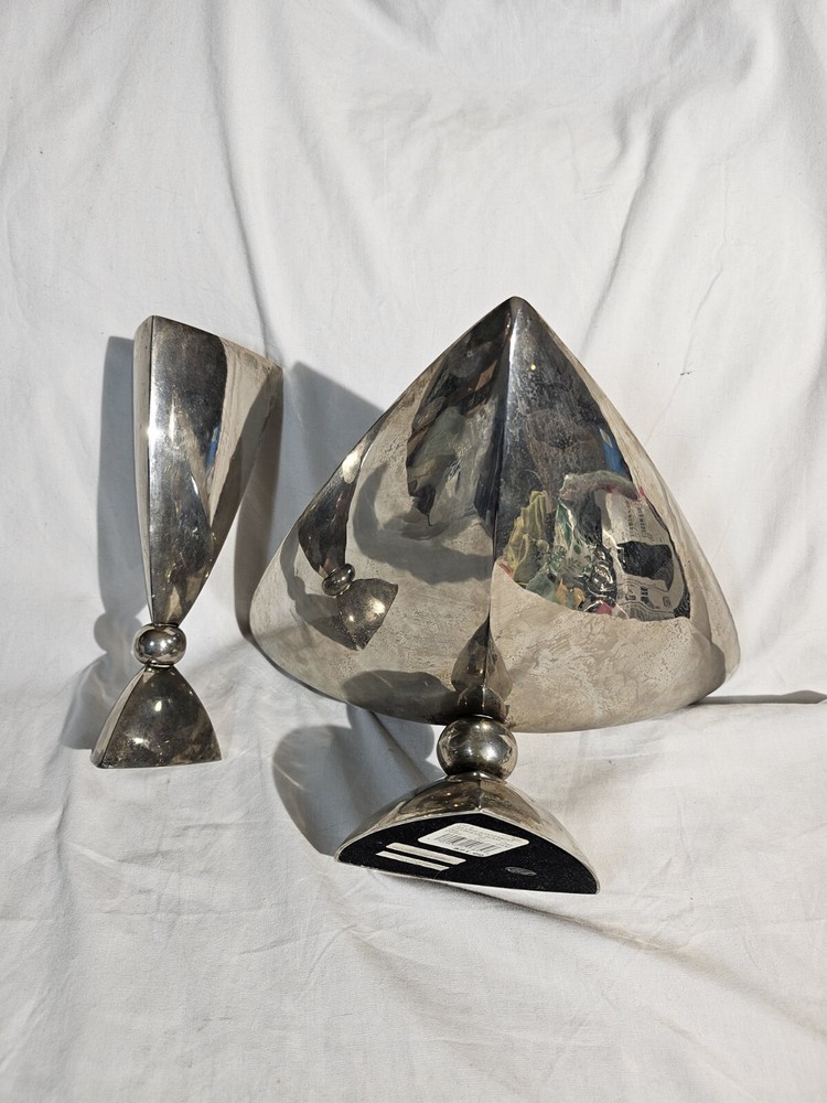 Namford Silverplated Triangular Bowl & Wine Cup Brass Collectible 🔥