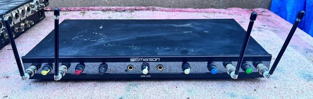 Emerson WM-340 4 Channel Karaoke Wireless Mic Transmitter
