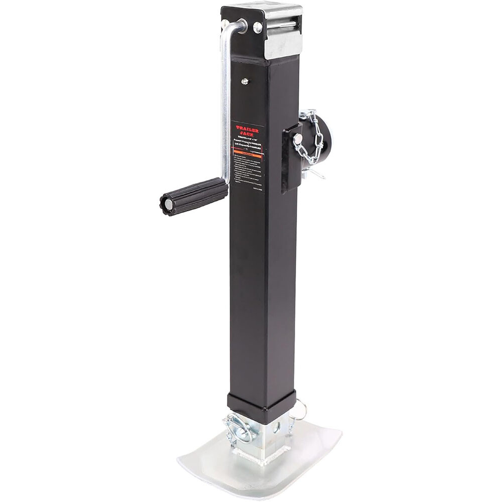28" Lift 8000lbs Swivel Trailer Jack Tongue Weld-on Pipe-mount Stand Drop Leg