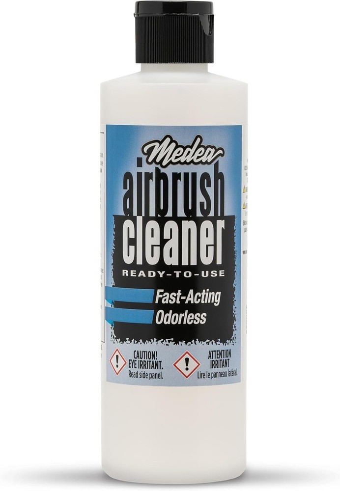 Medea Airbrush Cleaner 8oz – Biodegradable Solution for Pristine Paint Tools