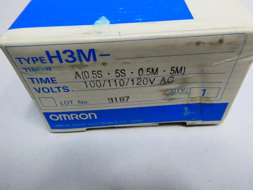 Omron H3M Timer 100/110/120v-ac