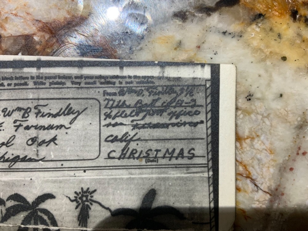 WWII V-Mail 77th Construction Battalion SeaBees Naval Censor Christmas Letter