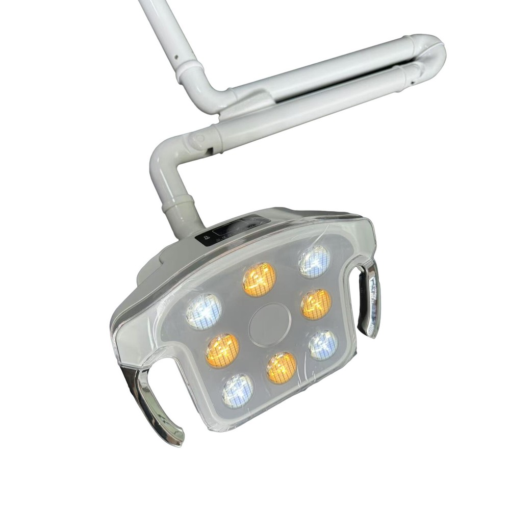Ceiling Mounted Dental Shadowless Operating Lamp 8 Bulbs Surgical LED Exam Light