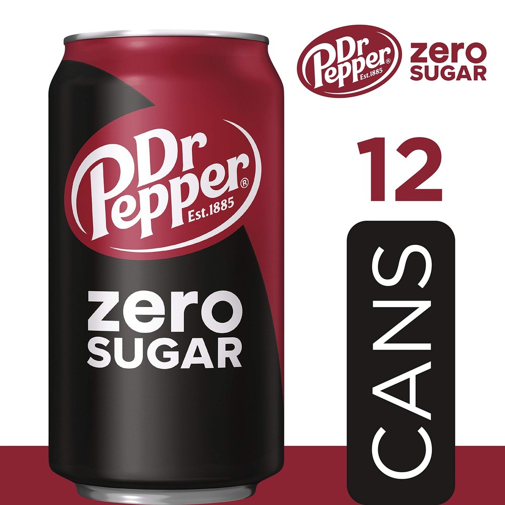 Zero Sugar Soda, 12 Oz Cans, 12 Pack - Refreshing Beverage Option