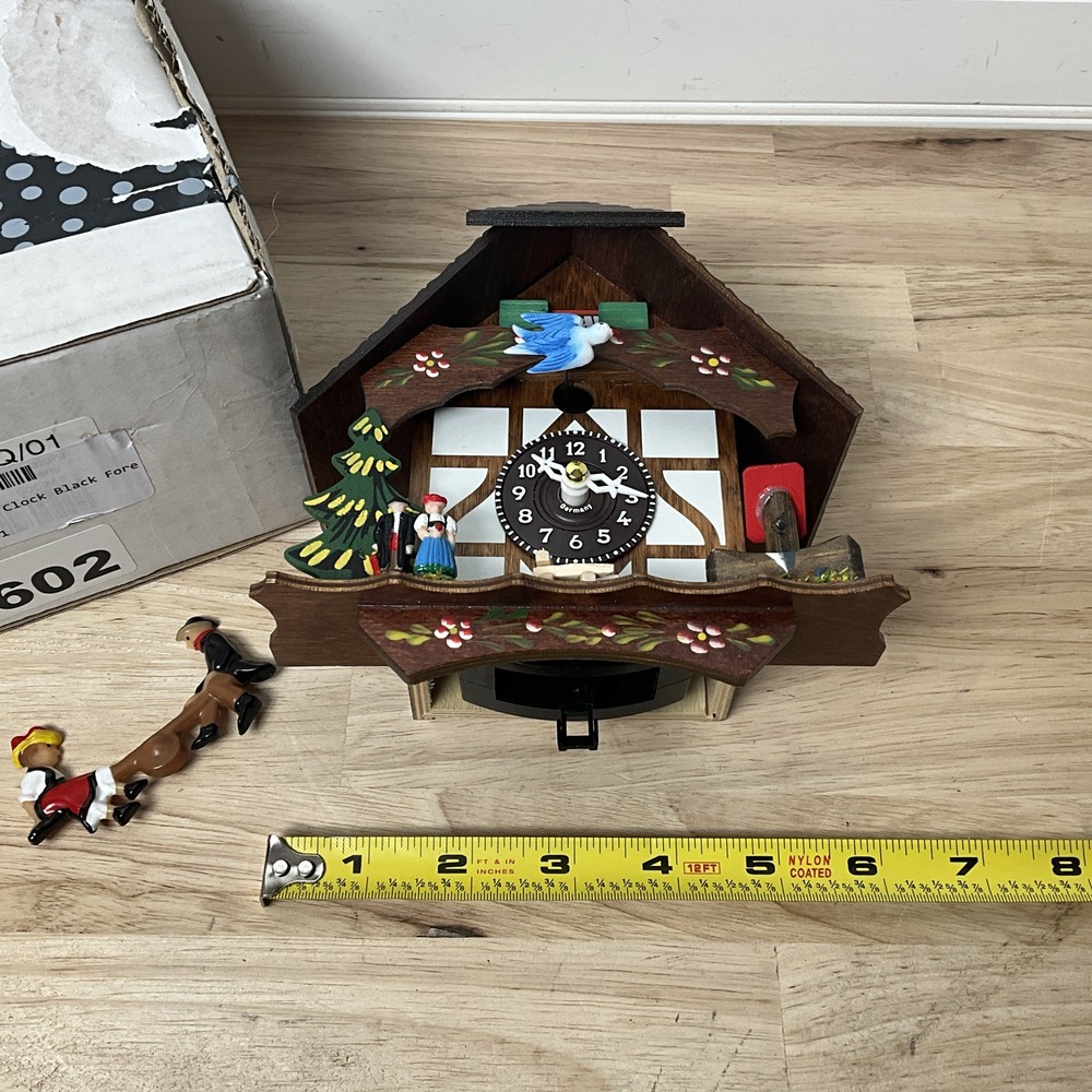 Trenkle Black Forest Clock Black Forest House - MISSING PENDULUM - READ