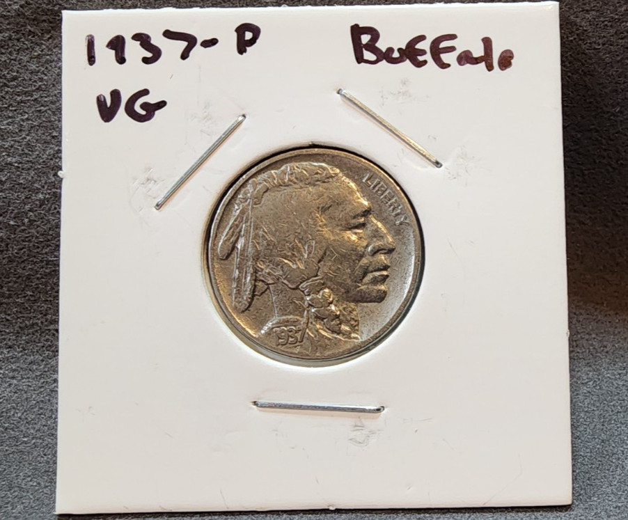 1937 P - Buffalo Nickel - G/VG