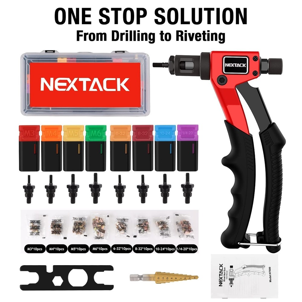 Rivet Nut Tool Bundle NT600 & NT700 for DIY and Professional
