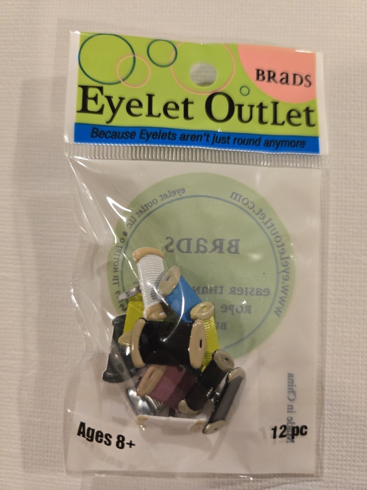 Eyelet Outlet Brads, Spool Of Thread
