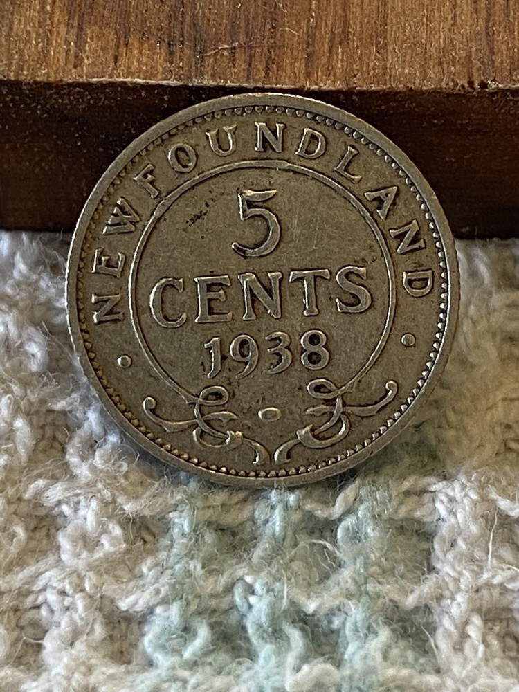 1938 Newfoundland 5 Cent