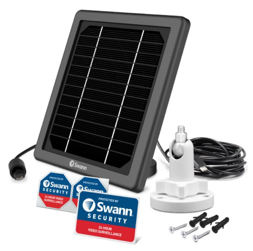 Swann SOLAR2 Solar Panel & Mounting Stand for Wire-Free Camera