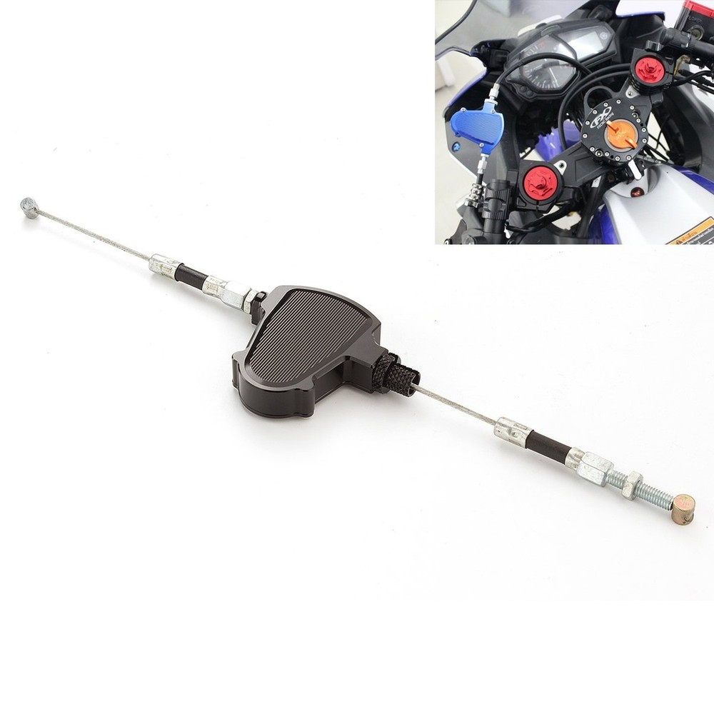 FXCNC CNC Aluminum Line Easy Stunt Pull Clutch Cable Lever Replacement System...