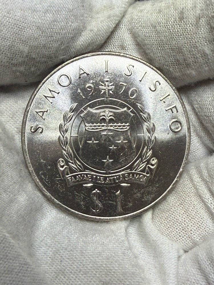 Western Samoa 1 Tala 1970 Pope Paul VI Gem Bu! B64