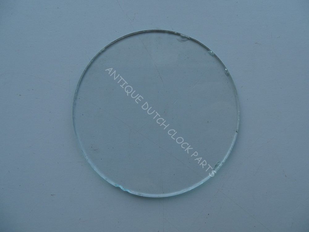 VARIATIONS OF FLAT ROUND GLASS FOR CLOCKS