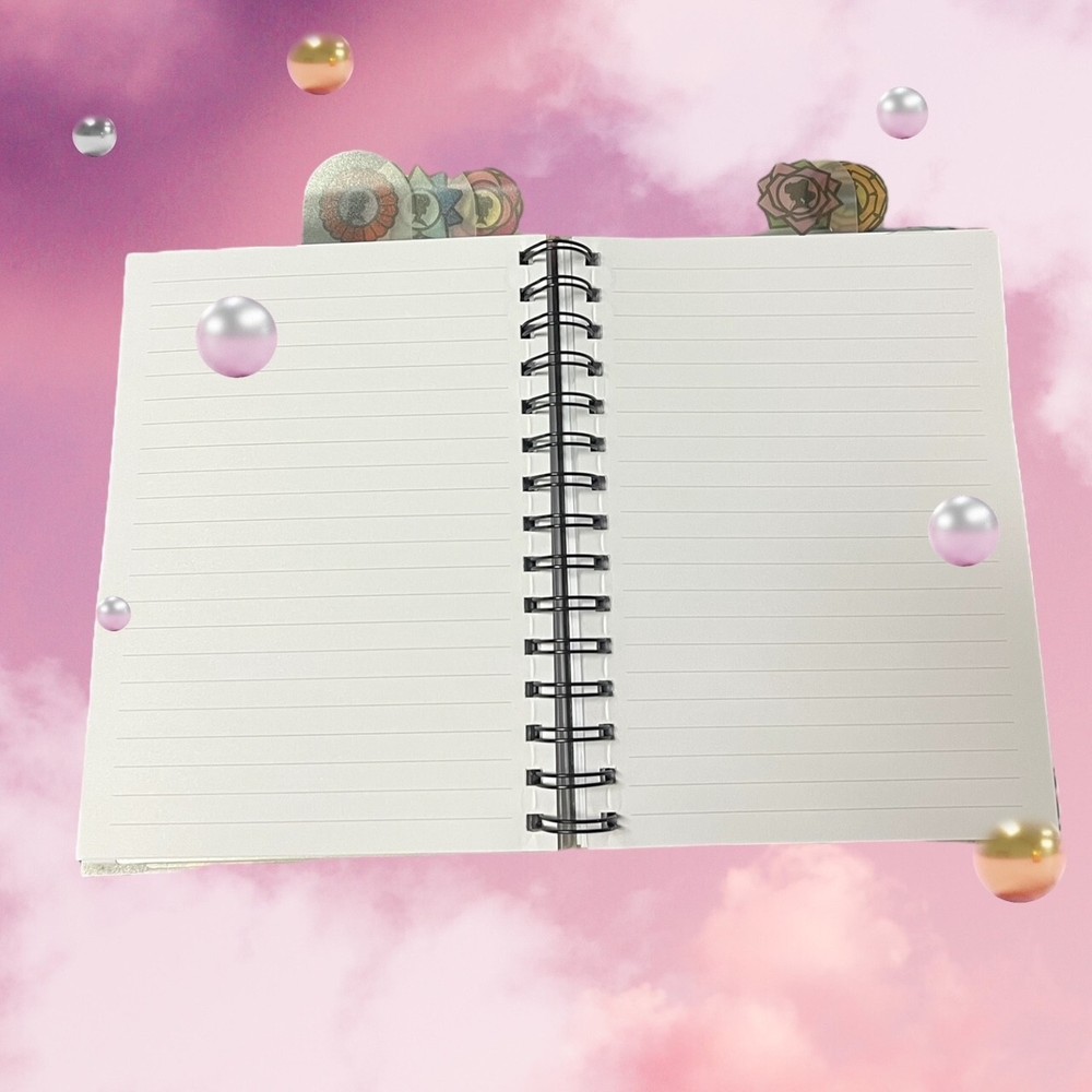 Sailor Moon Crystal 6X8 in. Plastic Divider Tabbed Journal