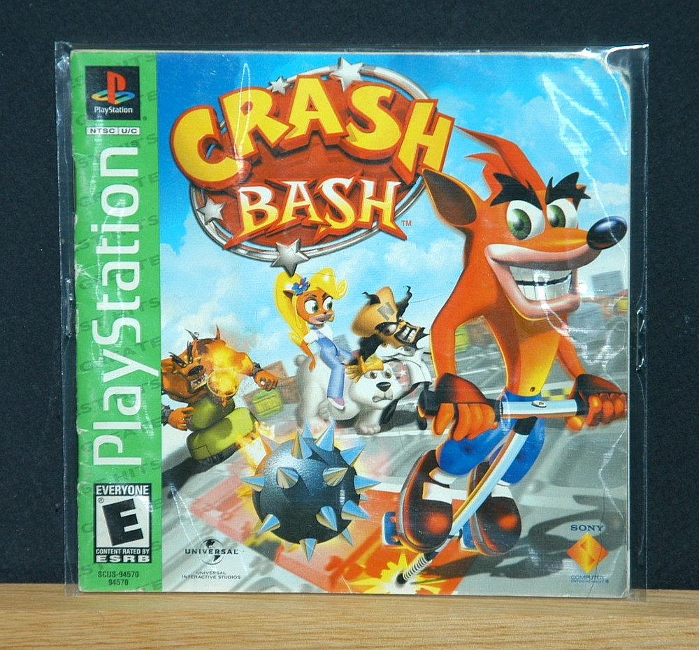 CRASH BASH  Manual Only (Nintendo DS ) NTSC-U/C