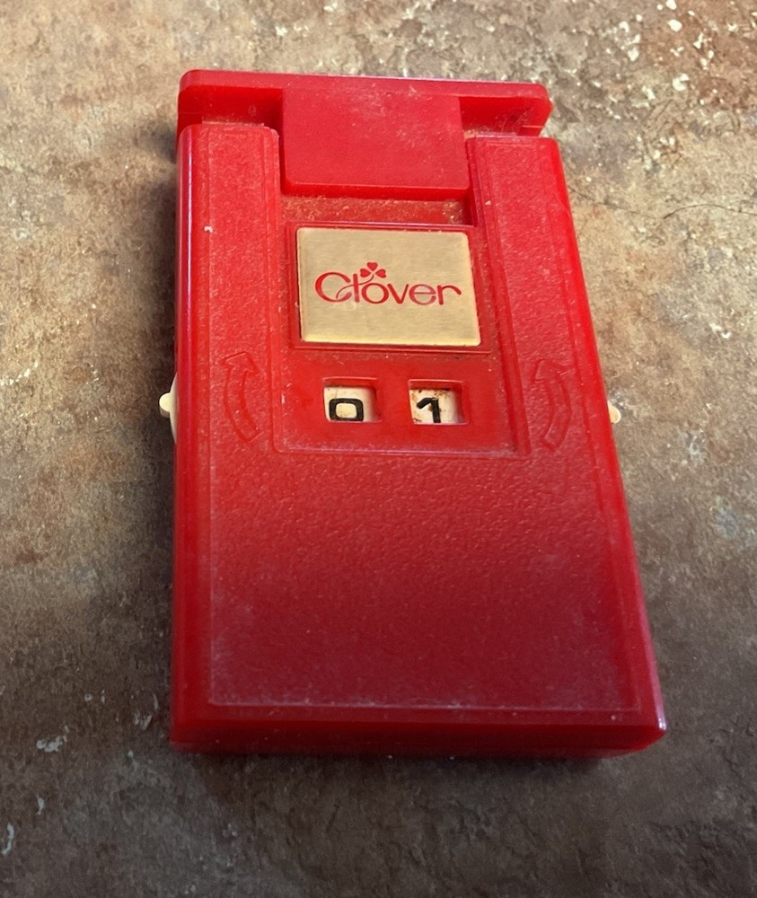 Used handheld clover knitting counter
