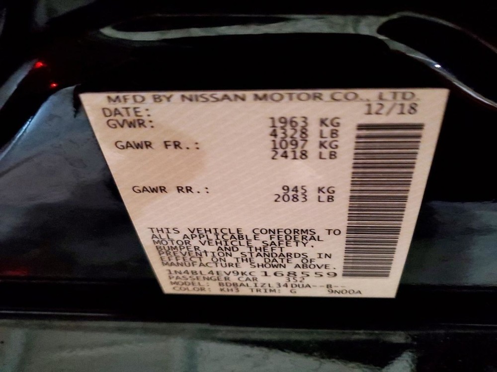 Shifter ALTIMA 2019 Transmission Shift 5403764