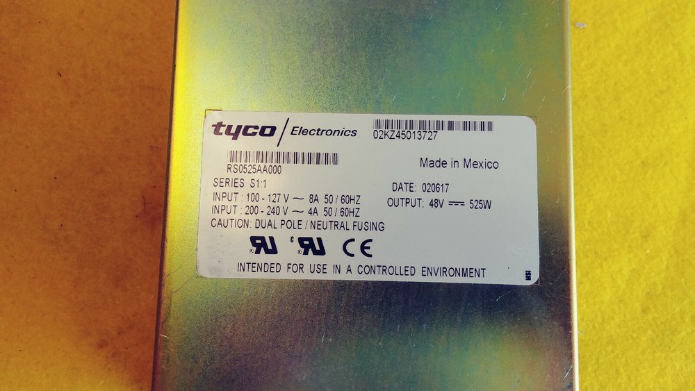 TYCO ELECTRONICS 02KZ45013727 POWER SUPPLY