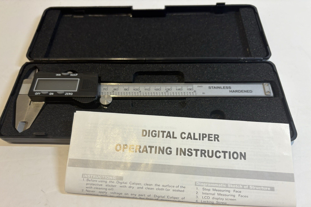 6 inch Digital Electronic Caliper Measuring Tool with LCD Display 150mm