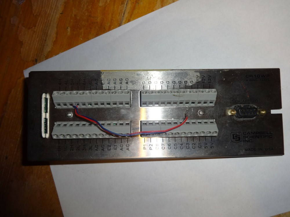 Campbell Scientific  CR10WP Wiring Panel W/ CIRCUT BOARD